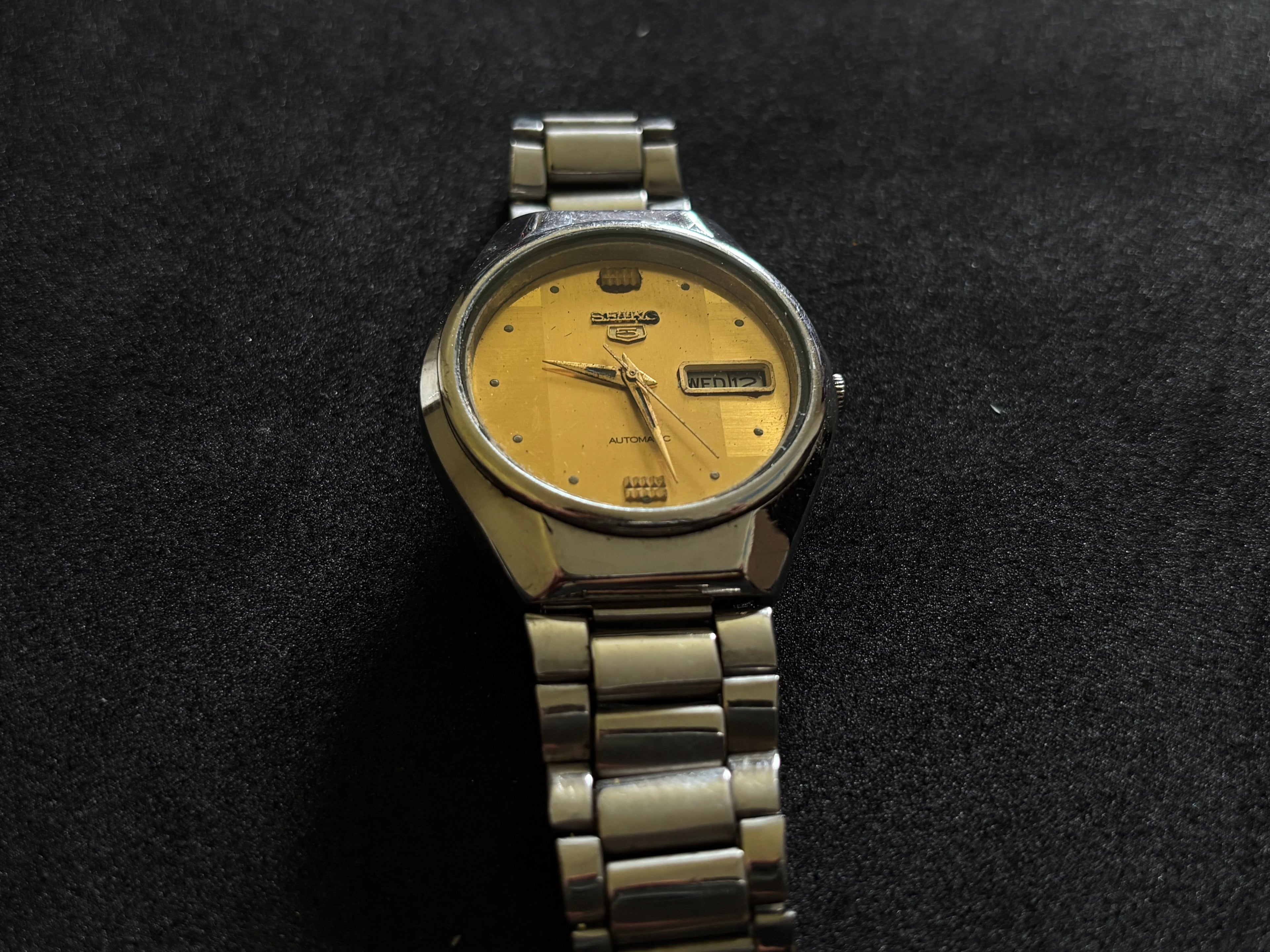 Seiko Mechanical Automatic - Gold stripe Dial