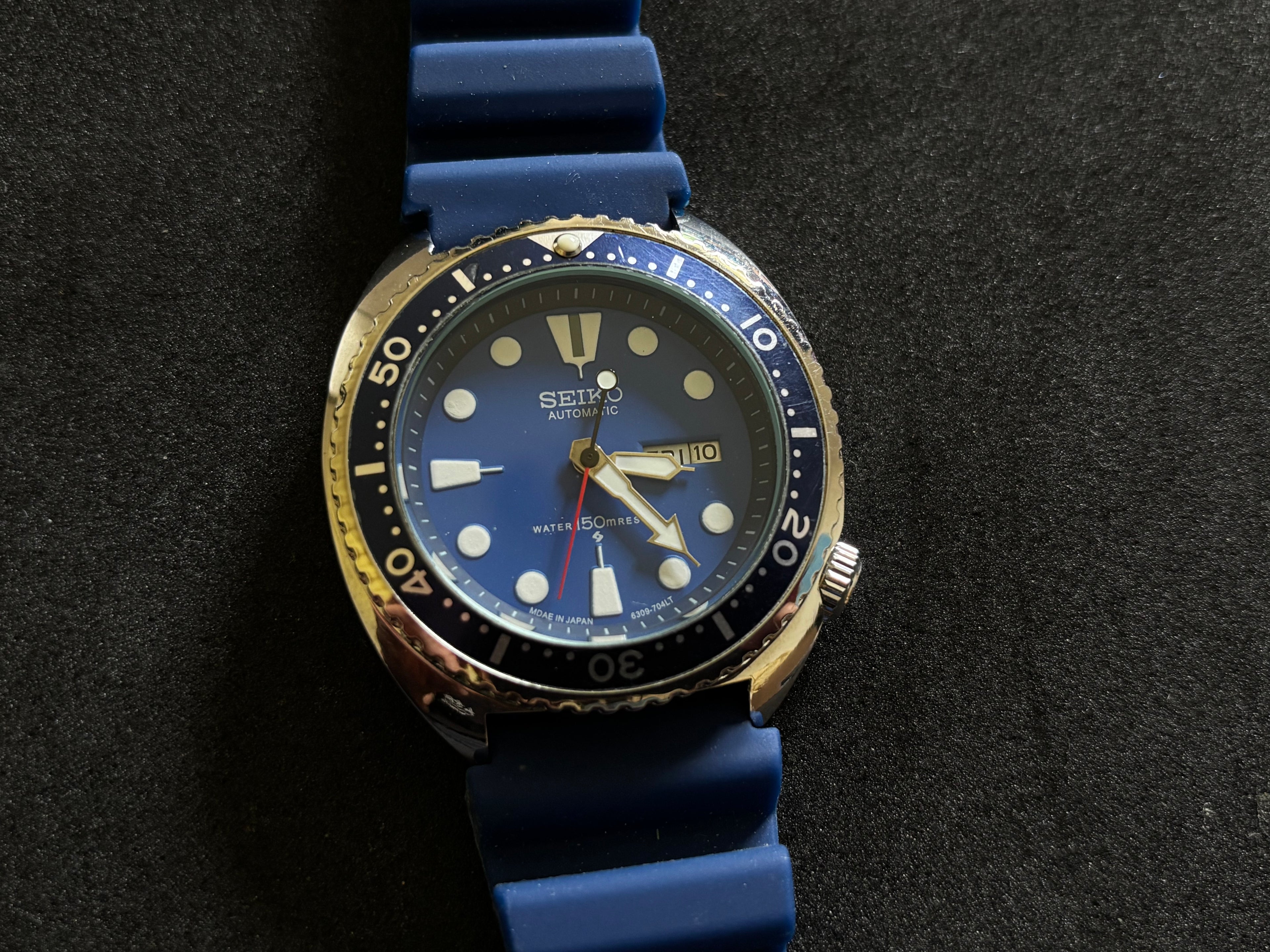Seiko “Turtle” Diver Mechanical Automatic - Blue Dial