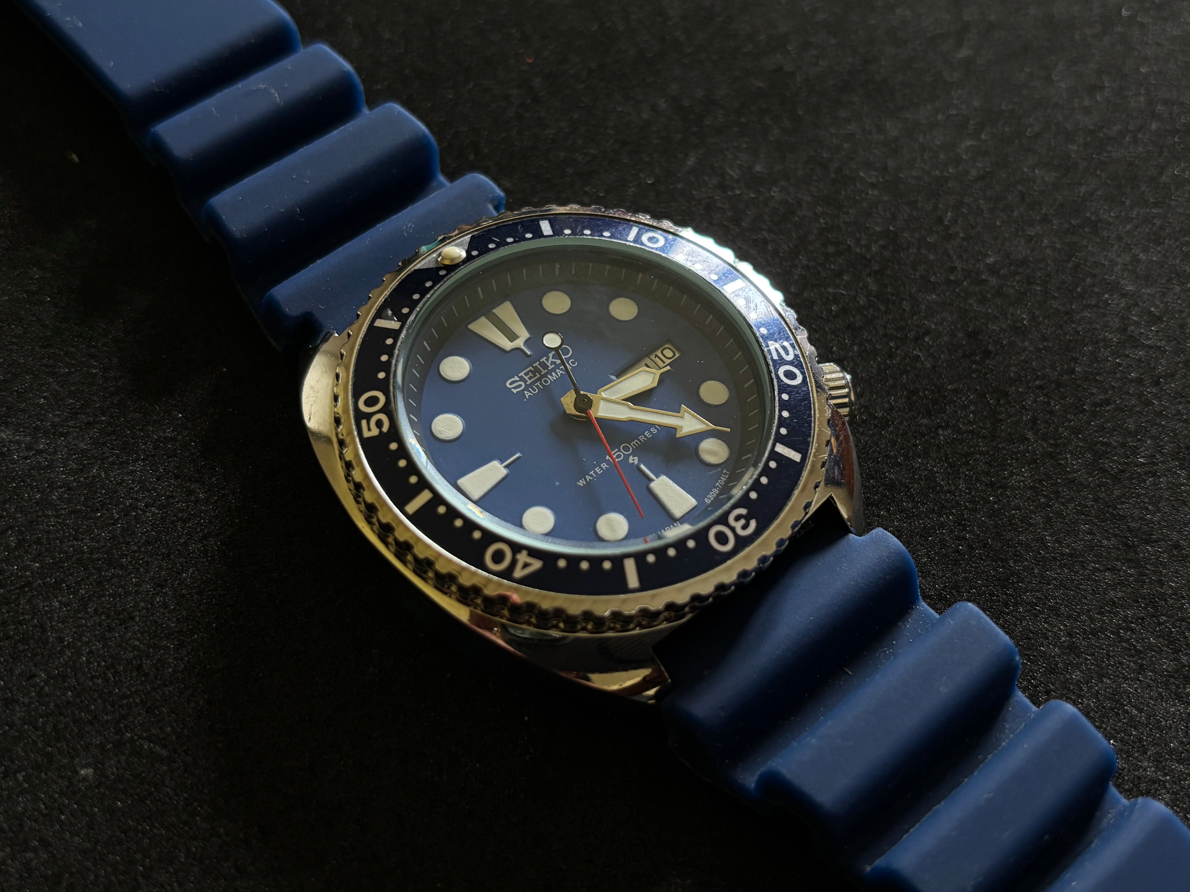 Seiko “Turtle” Diver Mechanical Automatic - Blue Dial