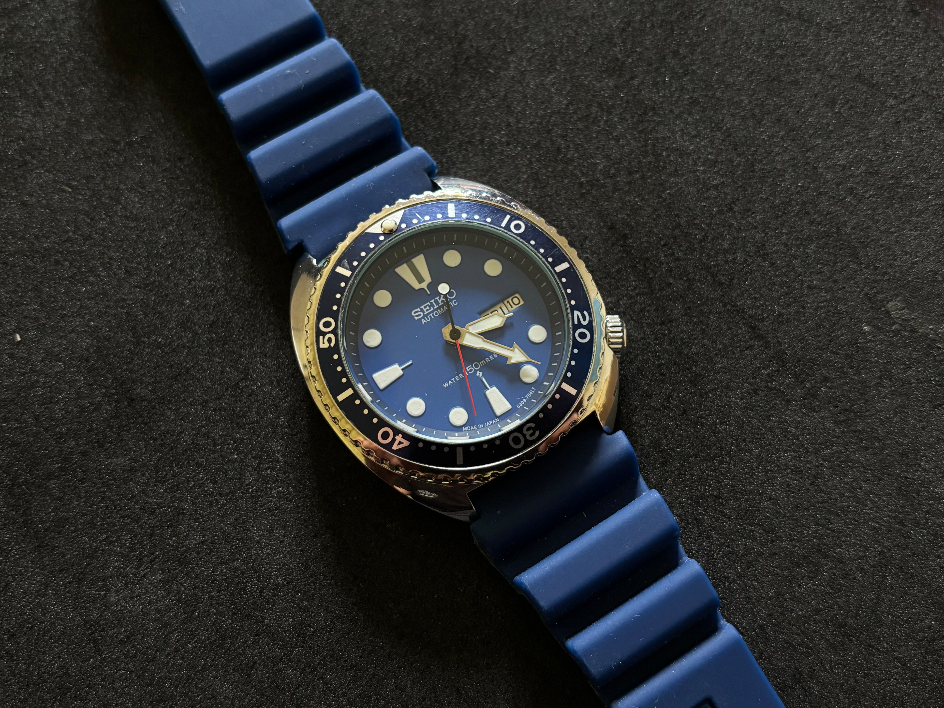 Seiko “Turtle” Diver Mechanical Automatic - Blue Dial